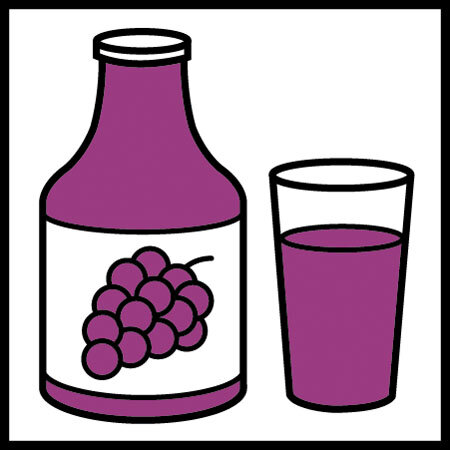 O que combina com o suco de uva?