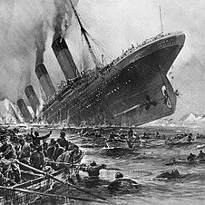 El hundimiento del Titanic