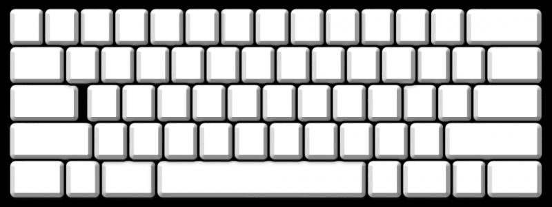 Map Quiz: Blank Keyboard Test (technology)